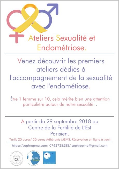 Atelier Endométriose et Sexualité avec MEMS METROPOLE;